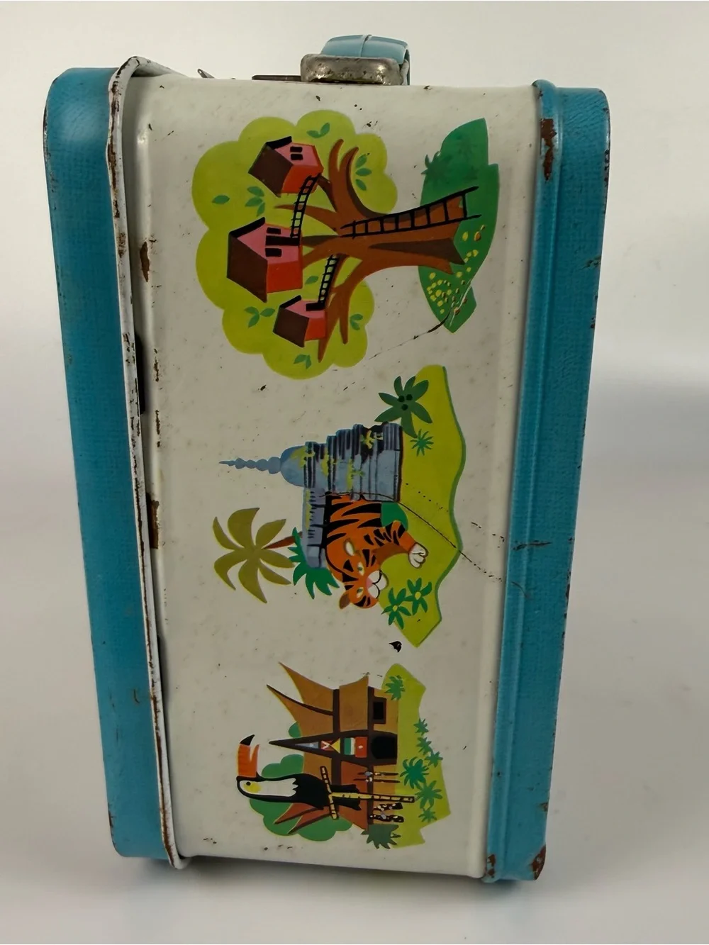 Walt Disney Aladdin Industries Vintage 1970s Metal Mickey Mouse Lunch Box Only